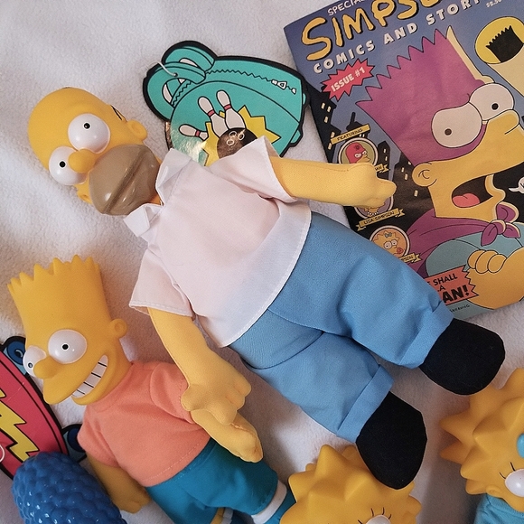 Simpson's, 1990, set PLUS comic. - Picture 7 of 16